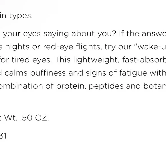 Merle Norman Revitalizing Eye Gel .50 oz New without Box - Picture 3 of 3